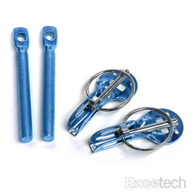 Alloy Hood Pins in Blue